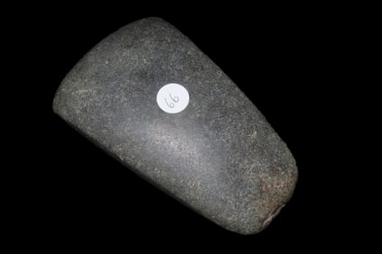 4 1/2" x 2 1/2" Pre-Columbian Celt Hand Axe, Hardstone, from Ecuador, Ex Rich Atkins Collection