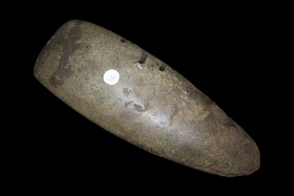 9" x 3" Pre-Columbian Votive(Ceremonial)Celt Hand Axe, from Ecuador, Ex Rich Atkins Collection