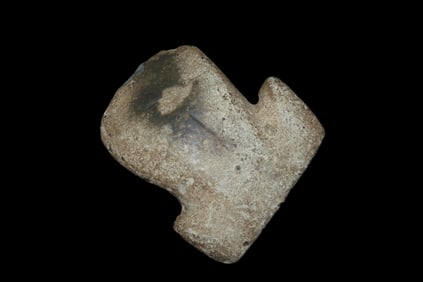 3" x 3" Pre-Columbian Celt Hand Axe with Cut ins, from Ecuador, Ex Rich Atkins Collection