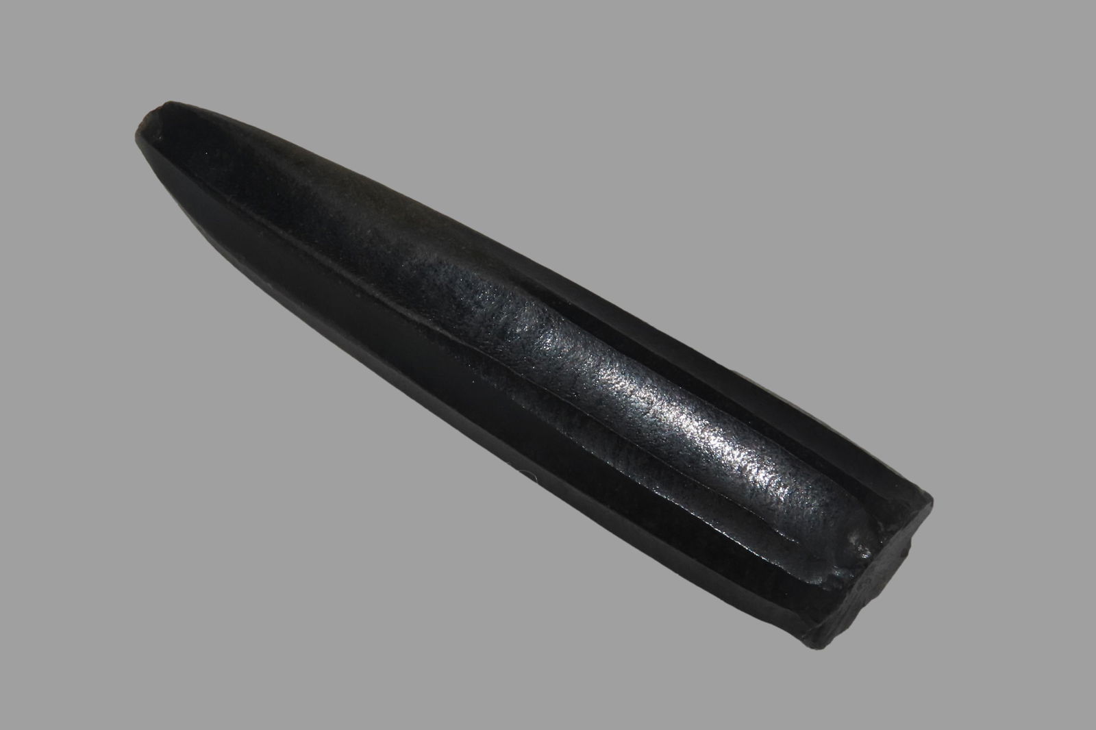 3 7/16" X 5/8" Pre-Columbian Obsidian Blade Core, Aztec Culture 900-521 AD, from Guatemala, Ex Rich (1 of 8)