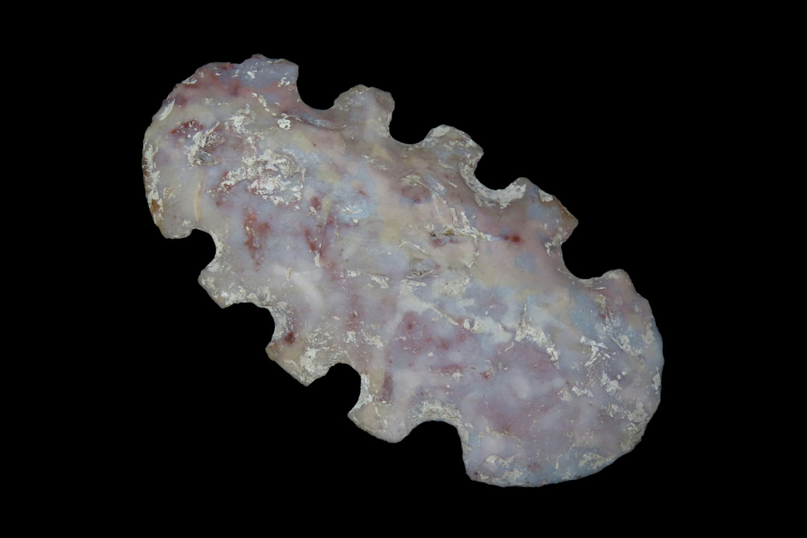 3 3/4" x 2" Pre-Columbian Colorful Flint Eccentric, from Guatemala, Mayan Culture, Ex Rich Atkins (1 of 6)