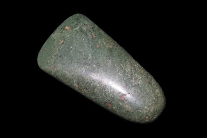 3 1/8" x 1 11/16" Pre-Columbian Jade Votive(Ceremonial) Celt, from Ecuador, Ex Rich Atkins