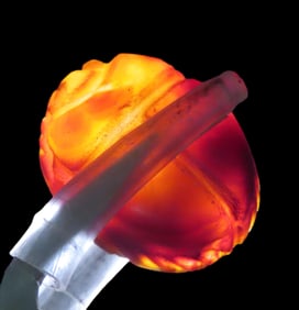 3/4" Antique Egyptian Translucent Scarab