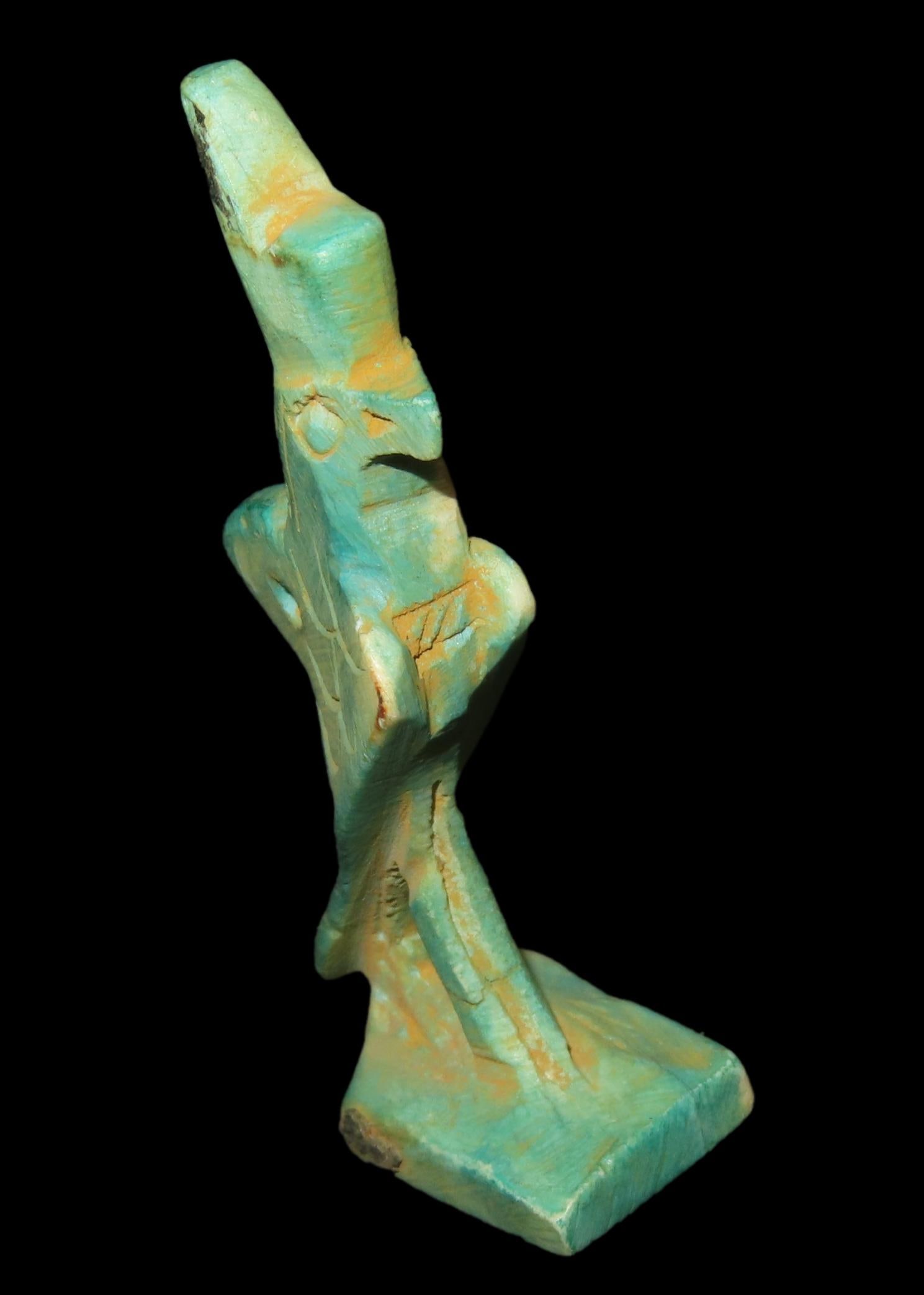 2 1/4" Antique Egyptian Horus Amulet (1 of 7)