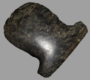 5" x 4 3/8" Celt, From New Guinea, Motley COA, From Private Collection in Delaware