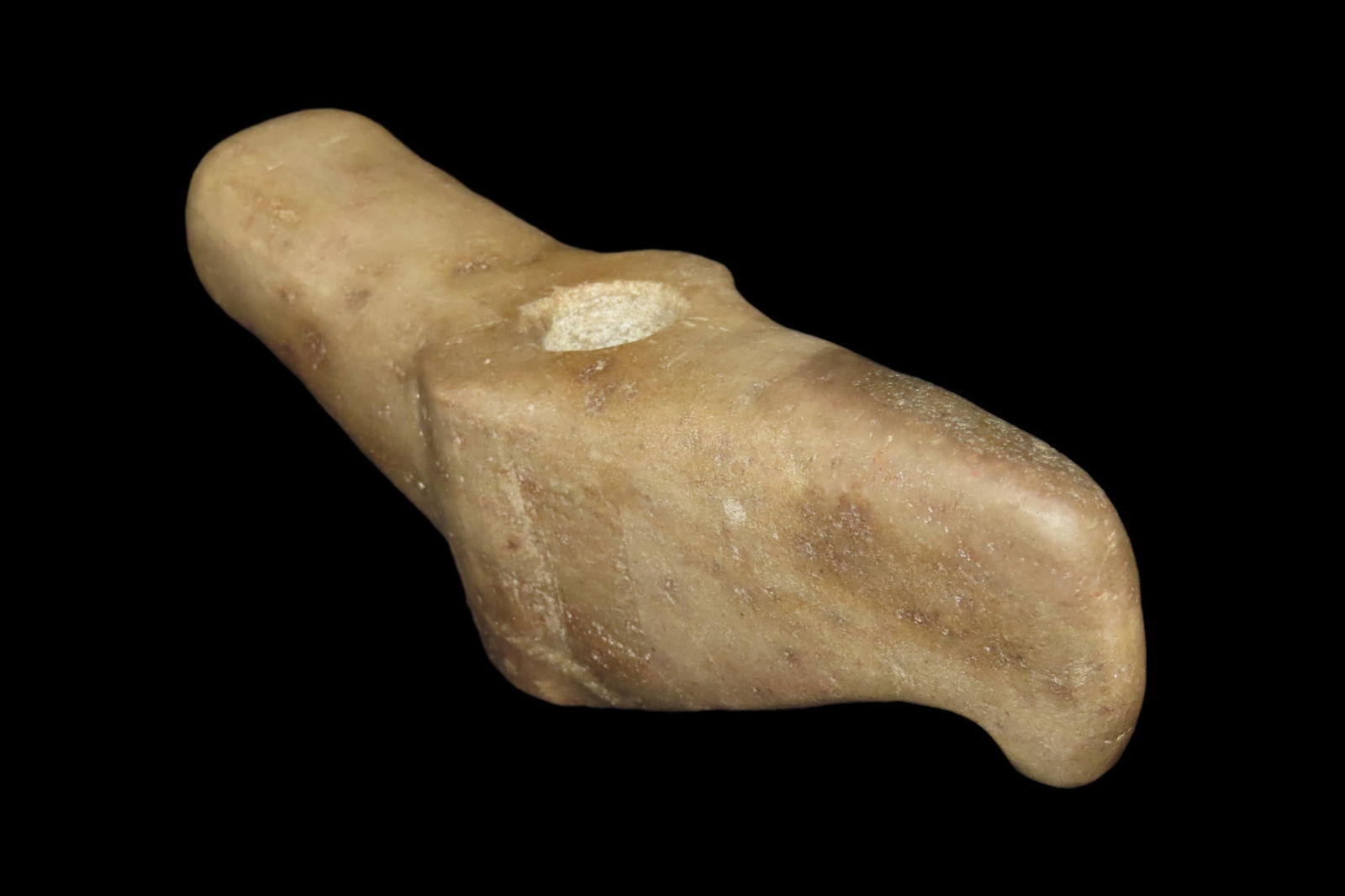 8 1/4" x 2 1/2" Bird Effigy Scepter Finial, Found in Costa Rica, Motley COA, Made of colorful (1 of 10)