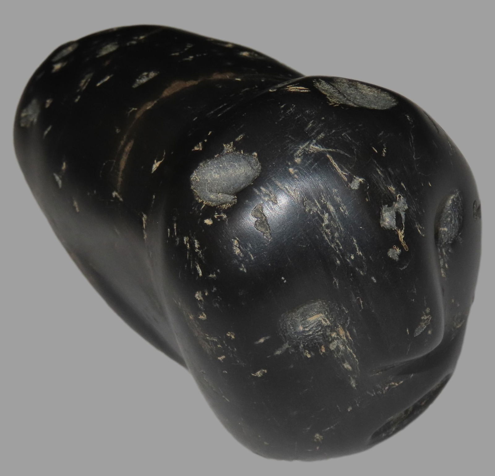 4 1/2" x 2 3/4" Human Effigy Idol, Costa Rica, Motley COA, Made of colorful hardstone From Private (1 of 10)