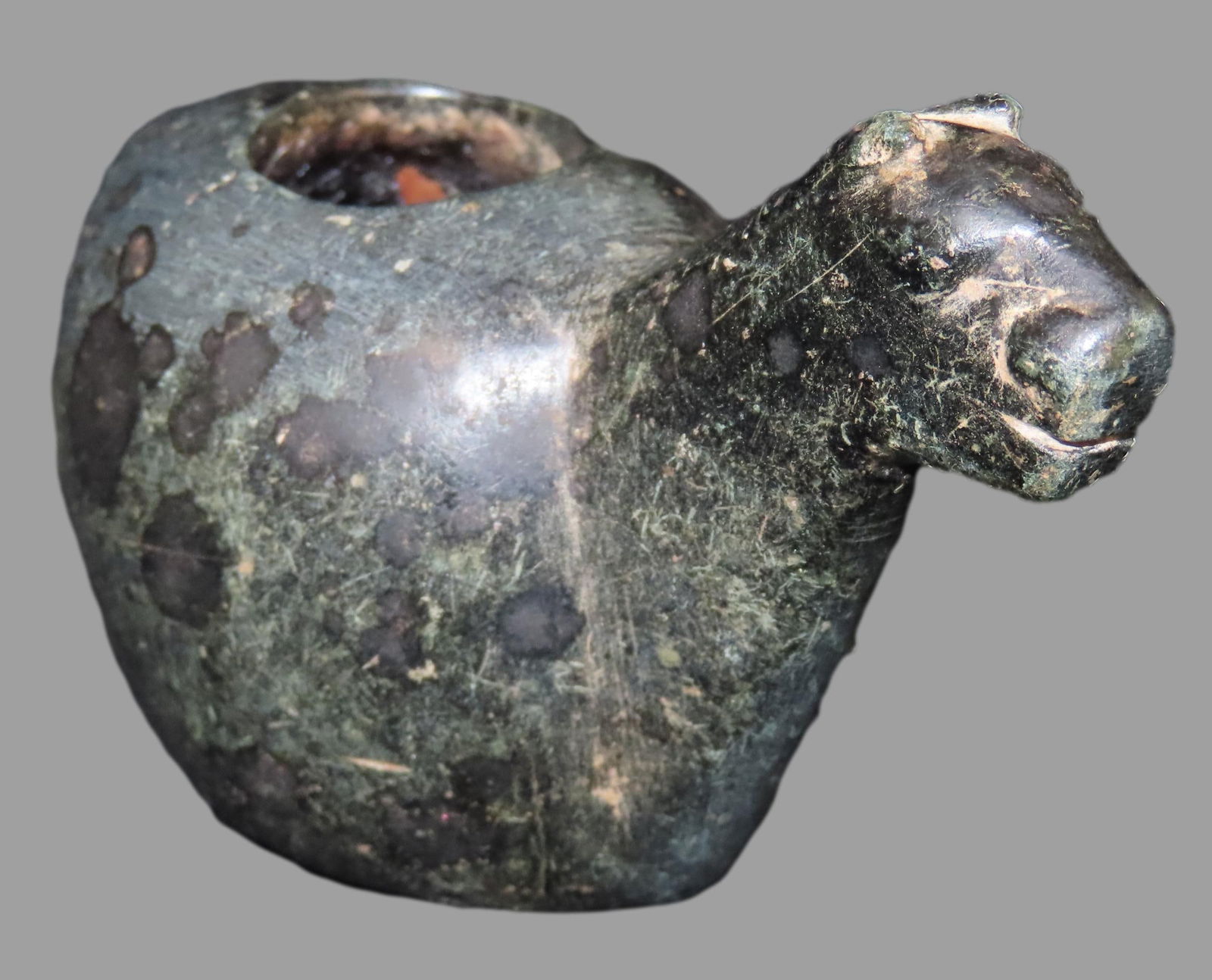 3 1/2" Llama Effigy Canopa, from Peru (1 of 7)