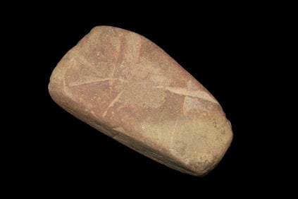 4 3/16" Nutting Stone, found in Kentucky