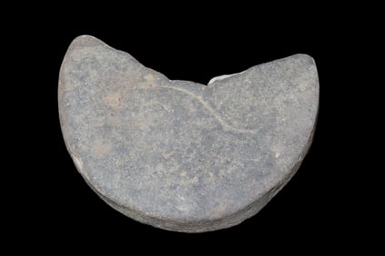 5 1/2" Broken Pottery Cylinder Lid Egypt