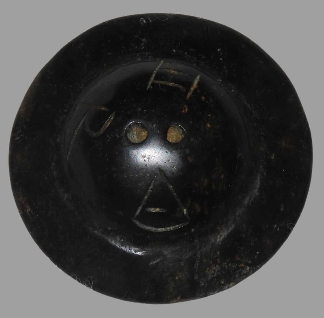 Old China Hongshan Culture Meteorite (Black Magnet) Feng Shui Gossip UFO Spaceship collectible. The (1 of 6)