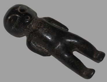 4" Hongshan Culture Meteorite "Alien" Sacrifice Figure, These artifacts are believed to have been