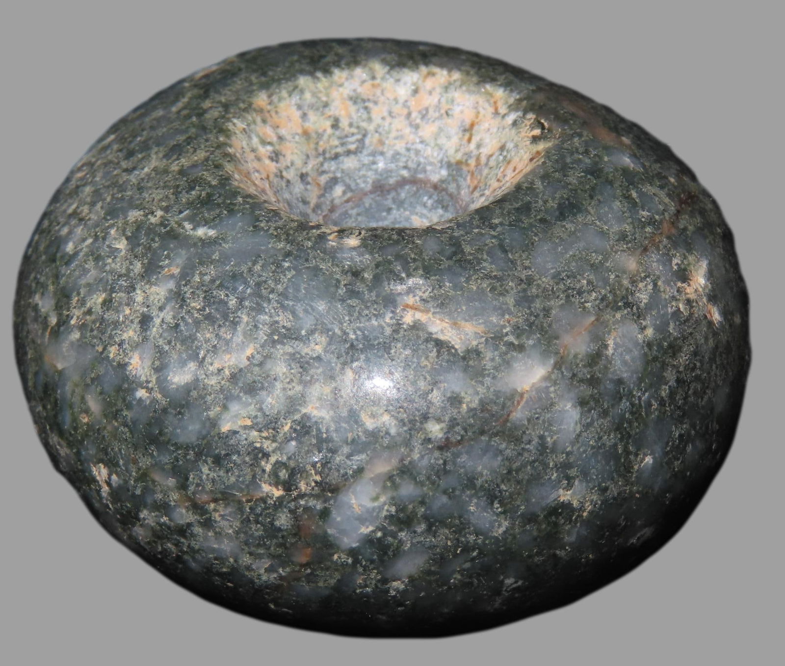 1 9/16" Jadeite Highly Polished Pendant Bead from Central America (1 of 7)