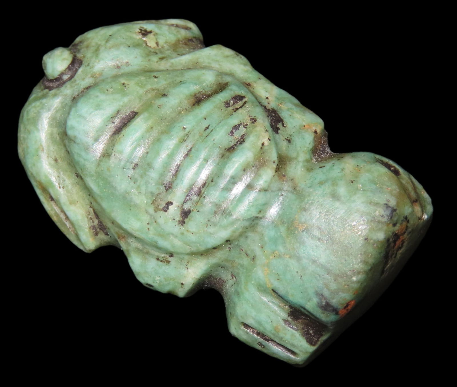 1 3/4" Jade Zoomorphic Double Headed Idol, China (1 of 6)