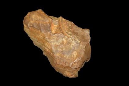 3 1/4" x 1 3/4" x 5/8" Acheulean Side or End Scraper, found at Kathu Townlands Site, Northern Cape