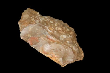 5 1/2" x 3 1/4" x 1 3/8" Acheulean Hand Axe, found at Kathu Townlands Site, Northern Cape Province,