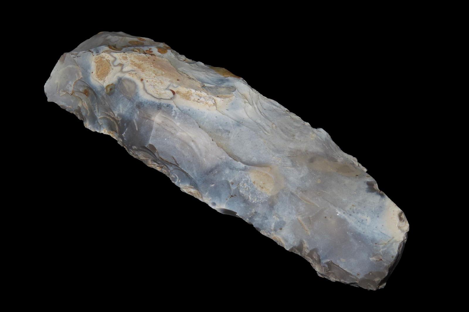 7 1/2" Paleo Chisel, found at Hardivillers, France, Ex Henry Dewey (1 of 7)