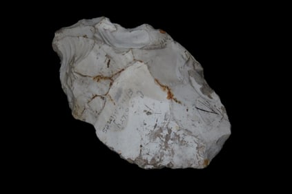 3 1/2" x 2 1/4" Acheulean (Mousterian) Handaxe, Found at Sénonais, Yonne Region, France, Ex Duncan