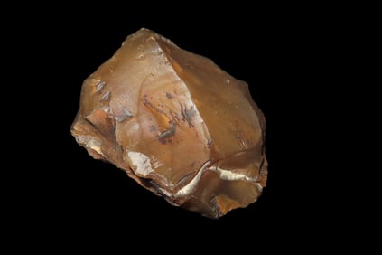 2 3/8" X 2 1/4" Neolithic Hand Tool,  found by Wes Smith March 1992 at Quarry Site, En Avdat in the