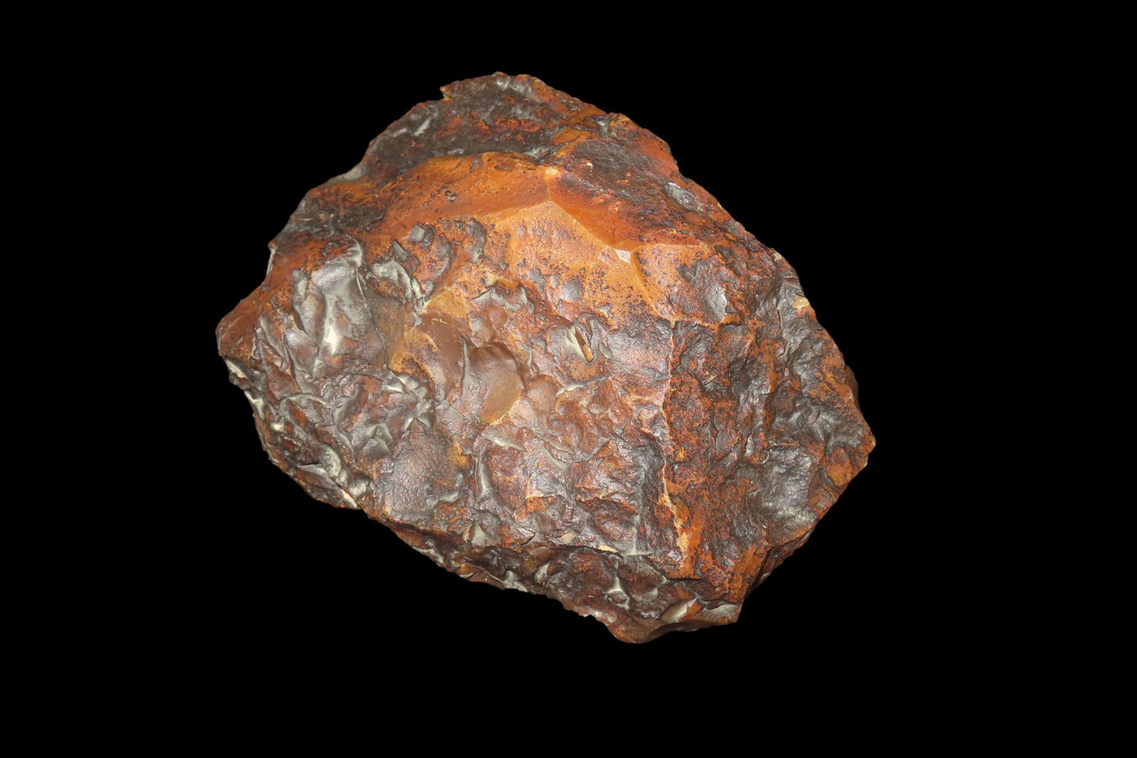 5 1/8" X 3 3/4" X 2 1/2" Cleaver Preform, found by Wes Smith March 1992 at Quarry Site, En Avdat in (1 of 8)