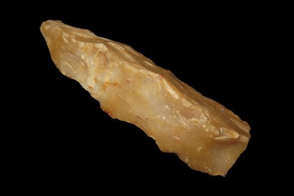 5" X 1 1/4" X 3/4" Neolithic Crested Blade, found at Grand Pressigny, France