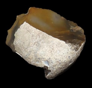 2 1/8" X 1 3/4" Mesolithic Core Plane Scraper, Found in Northern Europe