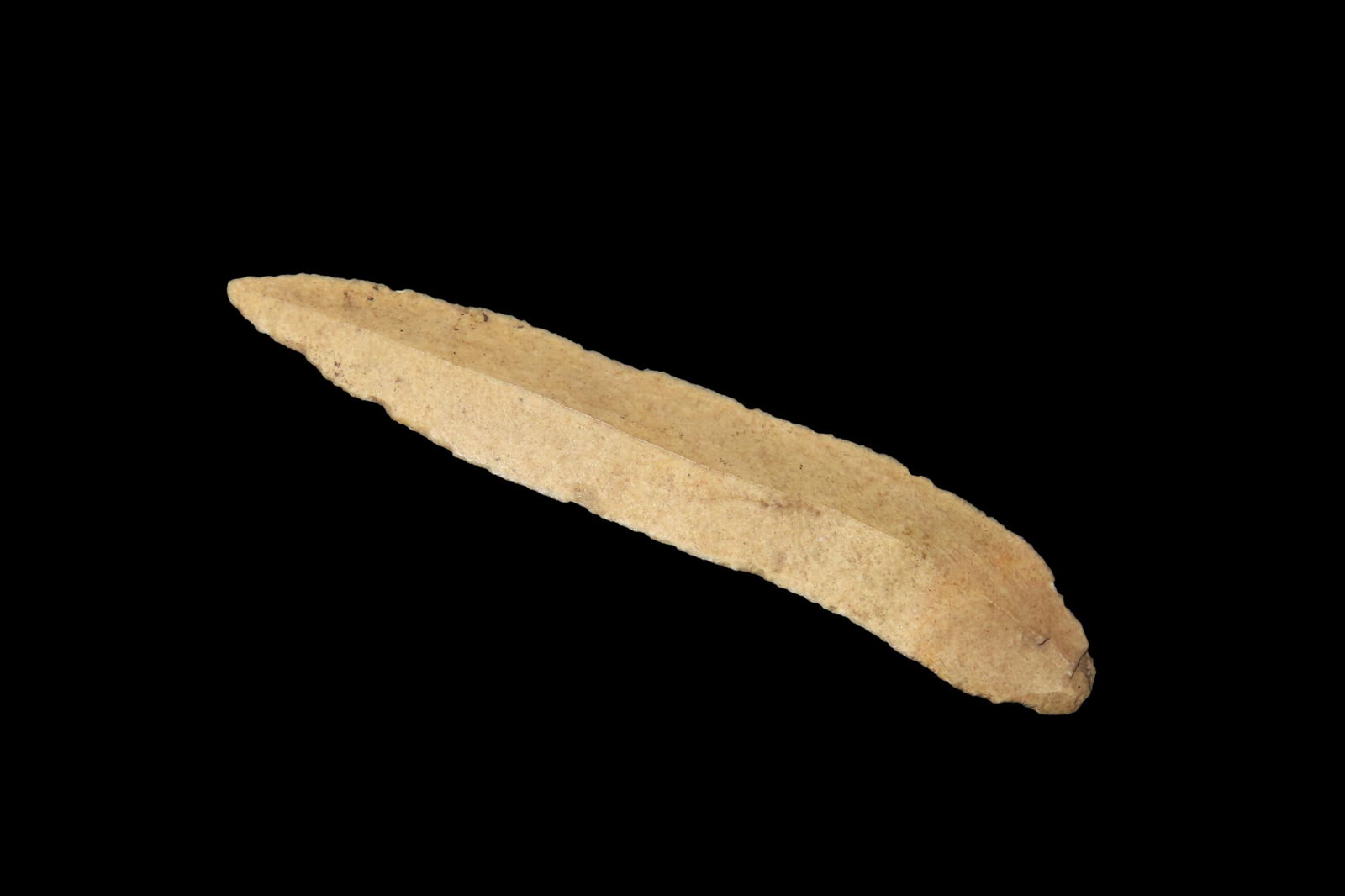2 7/8" X 1/2" X 1/8" Paleolithic Flint Blade, Found in Dordogne, France, Ex Sir Arthur Evans, Ex (1 of 6)