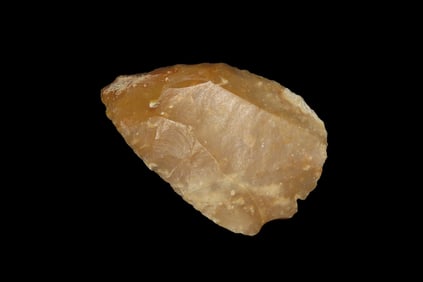 3 1/2" X 2 1/4" Neolithic Point/ Scraper, Found in Le Grand Pressigny, France