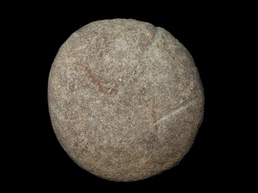 2 3/16" Biscuit Discoidal, Found Between 1968- 2023 By Jeff Thompson in Camden County Georgia