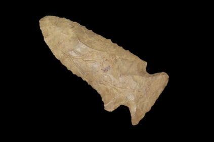 2 3/4" Pinetree, Dover Chert Tennessee EX: Jeff Thompson Collection.