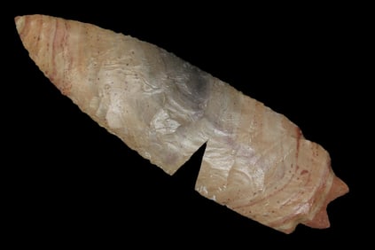 5 7/16" Buzzard Roost Bullseye Buffalo River Glued  6-15-73 40-WM 14 Ren Jeff Thompson Collection