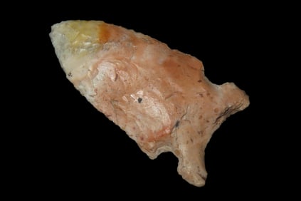 2 5/16" X 1 3/16" Graham Cave, Keele COA, Found near Milan, MO., Ex Steve McCabe