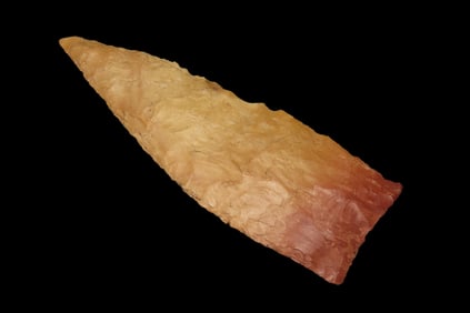 3 3/4" X 1 1/4" Copena Triangular, Dickey COA, Found in Wayne Co. TN., Ex Jerry Dickey/ Jim Lee