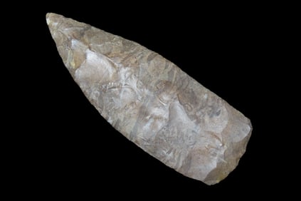 3 15/16" X 1 3/8" Copena Rounded Base, Dickey COA, Found in Wayne Co. TN., Ex Jerry Dickey/ Jim Lee