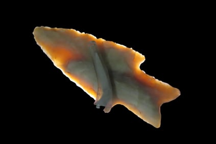 2 7/16" X 1 1/16" Pedernales, Dickey COA, Found in Central TX., by Mr. Oglesby, Ex Don Meador/ Jim