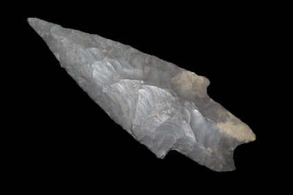 2 7/8" X 1 3/16" Pedernales, Dickey COA, Found in Williamson Co, TX. At Darby Ranch, Ex Michael