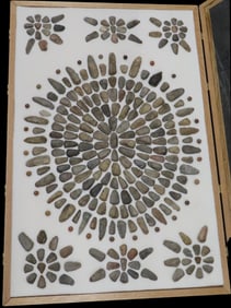 36" x 24" Frame of Points Arranged Decoratively, Ex Jeff Thompson Collection