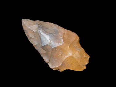 2 3/8" Culbreath Pt, found in Camden Co., Georgia between 1968-2023 by Jeff Thompson