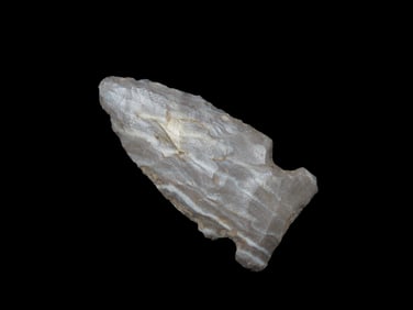 2" Bolen Straight Pt, found in Marion Co., Florida between 1968-2023 by Jeff Thompson