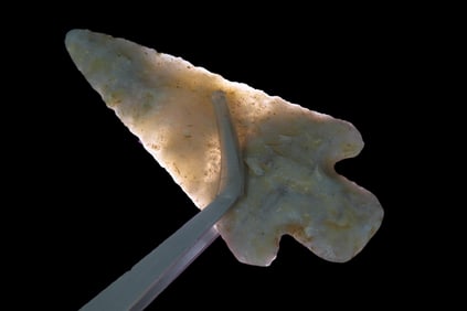 3 5/8" Tallahatta Quartzite Hardin, found in either Florida or Georgia  between 1968-2023 by Jeff