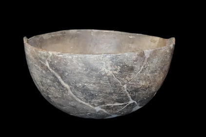 3 1/4" x 6 1/2" Pottery Bowl, found in Marion Co., Florida  between 1968-2023 by Jeff Thompson
