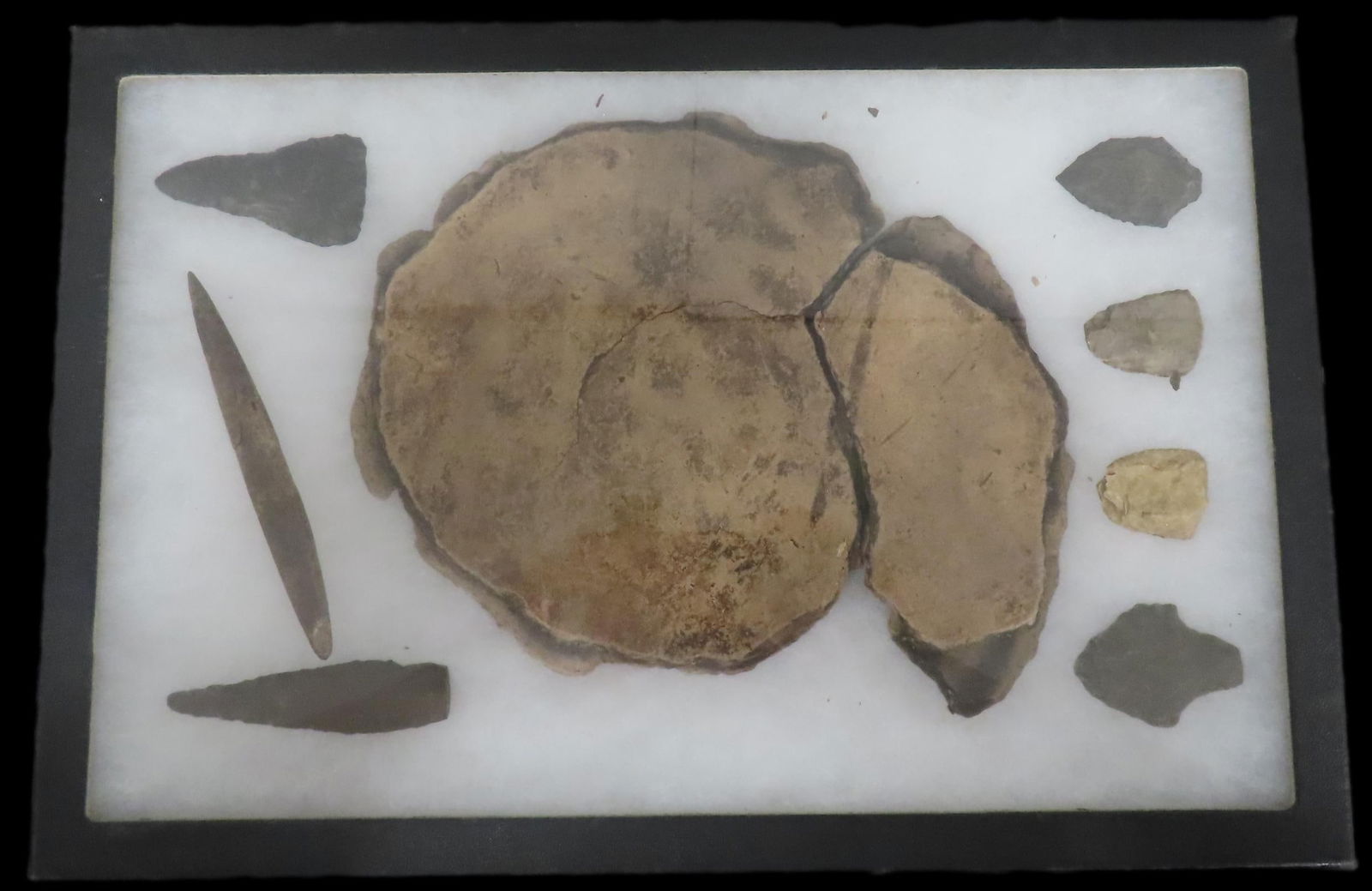 Original Collector Frame Personal Finds Jeff Thompson Florida Dig Site, Private Property Single Dig (1 of 10)