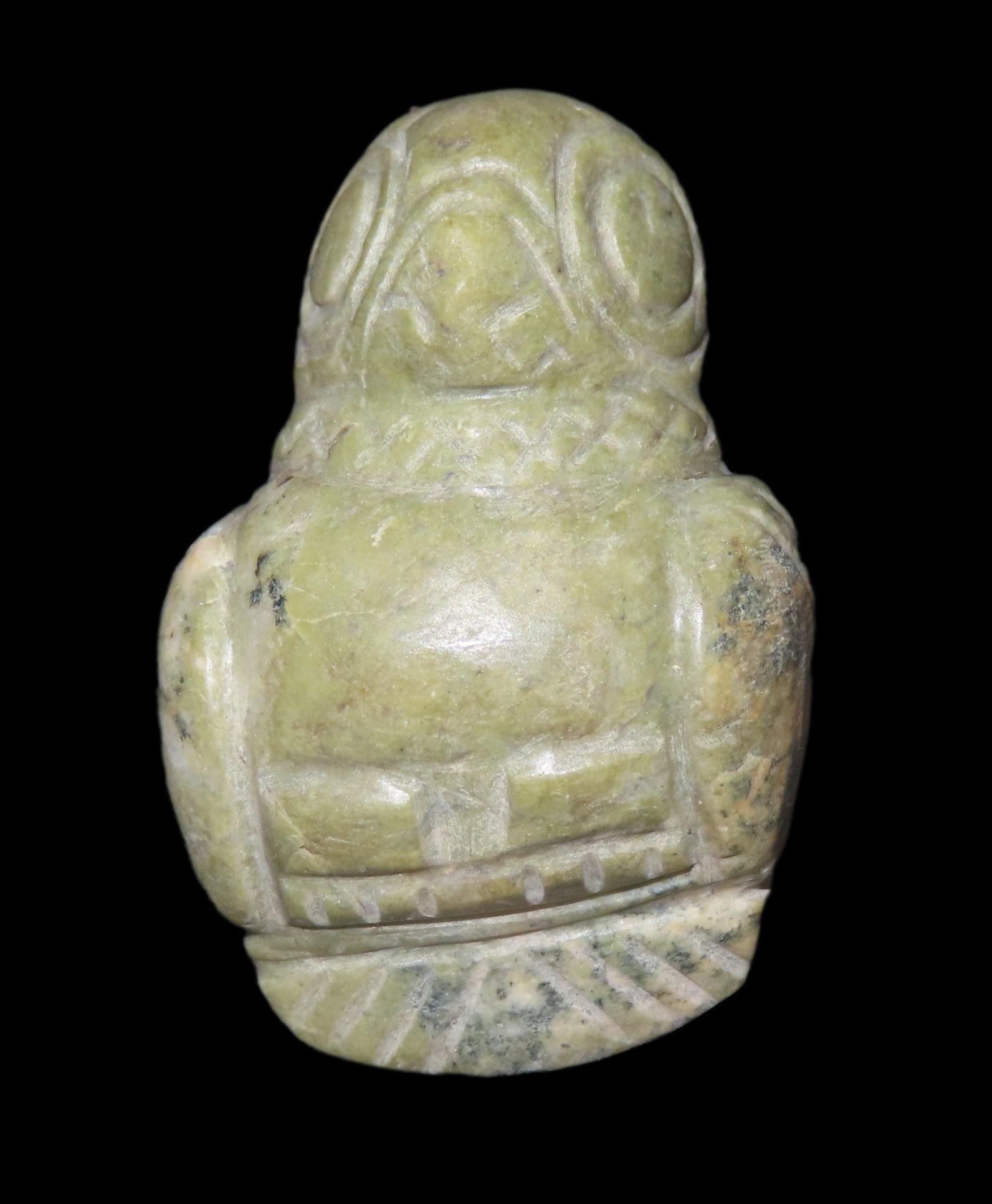 1" x 1 7/16" Pre-Columbian Parrot Effigy Pendant, Motley COA, from Columbia, Ex Steve Barras Estate (1 of 7)