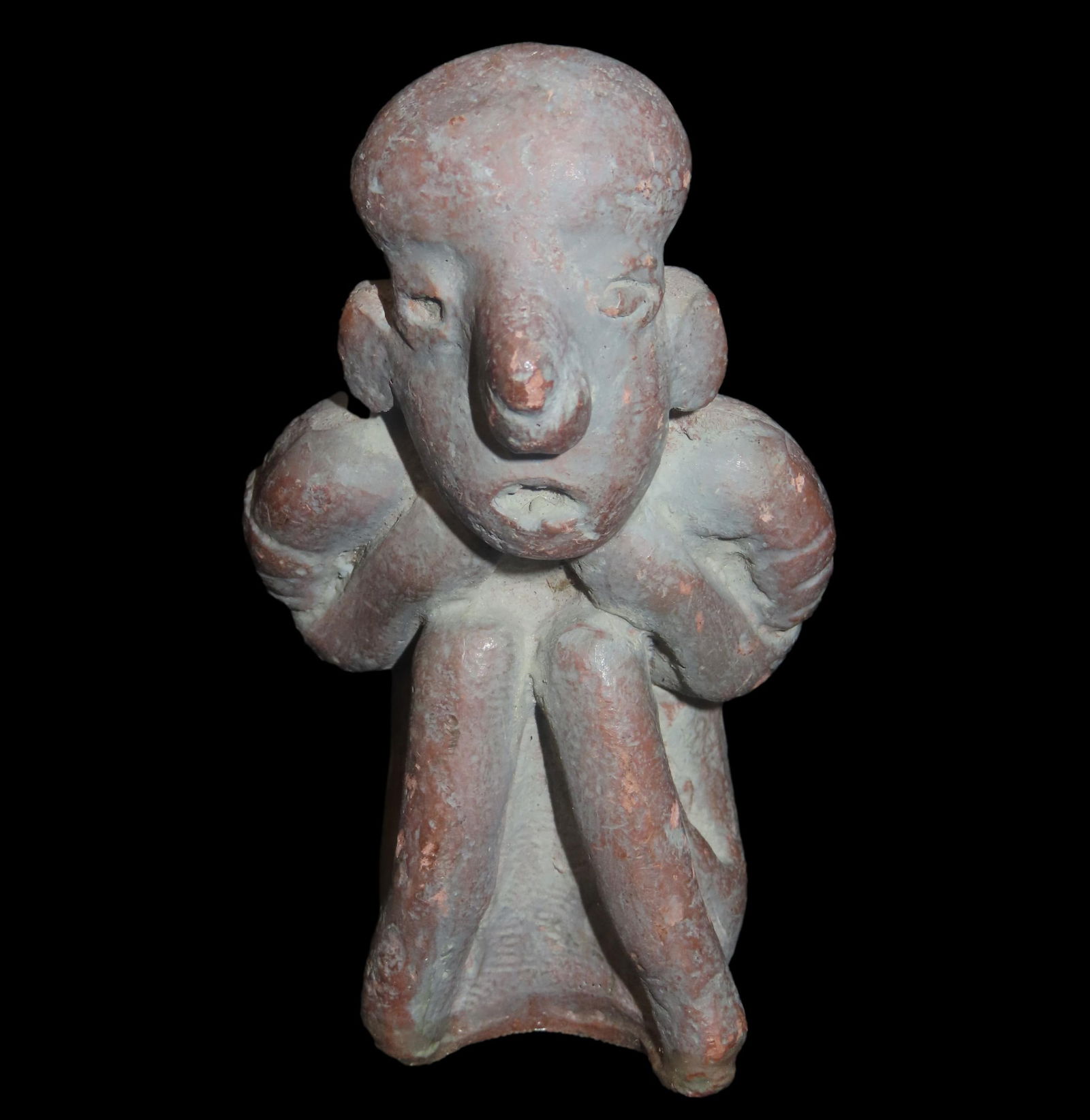 4 1/4" Pre-Columbian Pottery Human Effigy, South America (1 of 7)