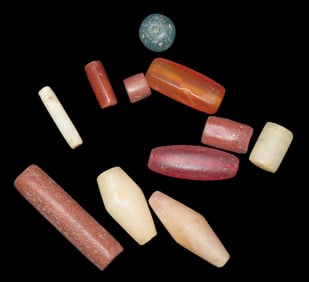 Neolithic Miscellaneous Bead Types Sahara Desert South West Africa 4000-6000 Years BP