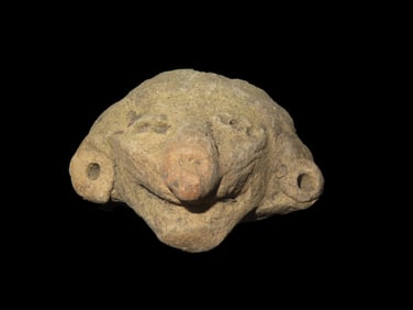 Pre Columbian Pottery Effigy Found In Ecuador, South America