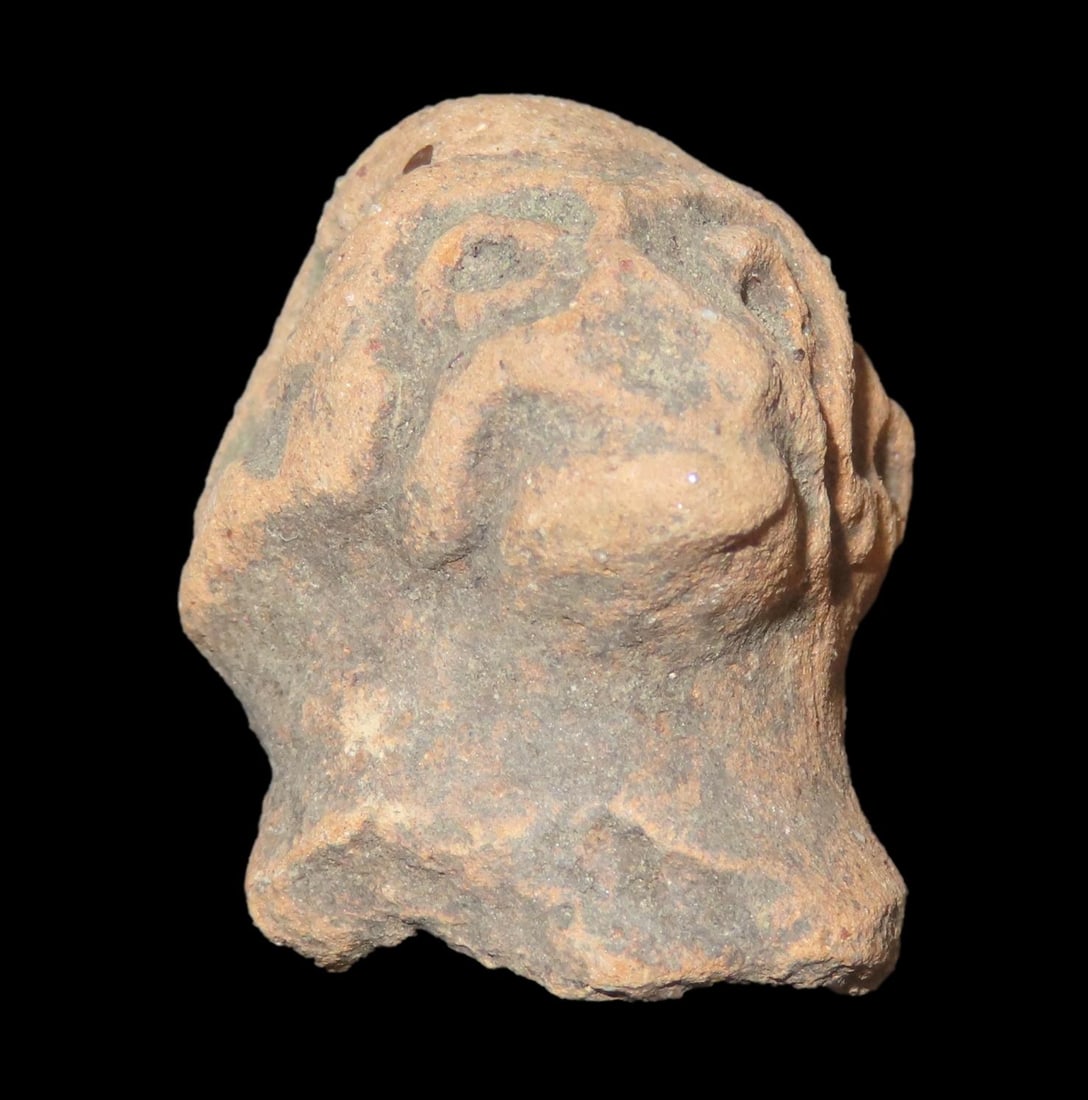 Pre Columbian Pottery Effigy Found In Ecuador South America (1 of 5)