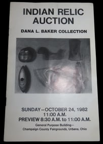Converse Auction Catalog Collection Dana L. Baker 1982