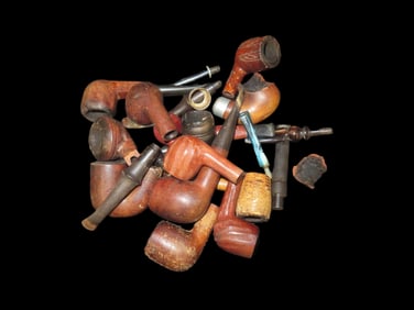 Collection Of Antique Pipes