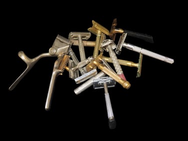 Collection Of Antique Razors